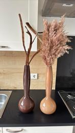 Grote vazen, Ophalen, Zo goed als nieuw, Glas, Minder dan 50 cm