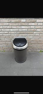 Brabantia touch bin 60 liter, Gebruikt, 50 tot 75 cm, Verzenden, 40 liter of meer