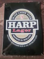 GUINNESS BEER-182- "HARP IRISH LAGER BEER " /GUINNESS., Ophalen, Nieuw, Reclamebord, Plaat of Schild, Overige merken