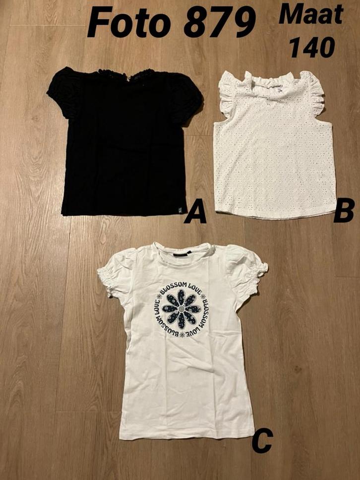Shirt meisje maat 140 zgan *foto 879*, Kinderen en Baby's, Kinderkleding | Maat 140, Zo goed als nieuw, Meisje, Shirt of Longsleeve