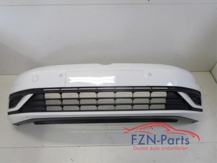 VW Golf 7 Facelift Voorbumper 4PDC LC9A, Auto-onderdelen, Carrosserie en Plaatwerk, Bumper, Voor, Gebruikt, Ophalen of Verzenden