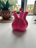 Vaas roze, Ophalen of Verzenden, Zo goed als nieuw, Aardewerk of Porselein, Minder dan 50 cm