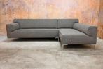 NIEUWbeklede bruingrijze Design on Stock Bloq hoekbank, Ophalen, 250 tot 300 cm, Design, Metaal
