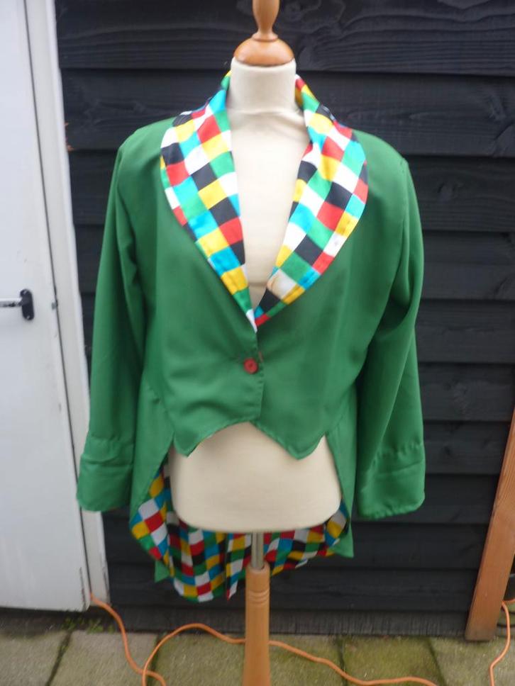 CARNAVAL, clownsjas, jas, groen, carnavalsjas, clown, Kleding | Dames, Carnavalskleding en Feestkleding, Gedragen, Kleding, Carnaval