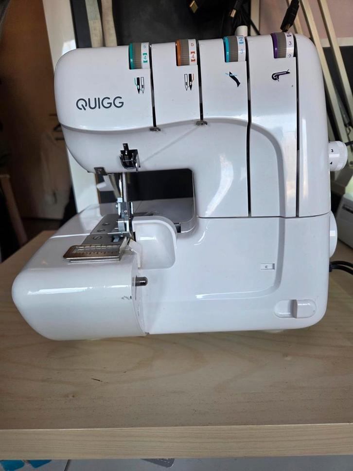 Quigg Lockmachine - Zo goed als nieuw!, Hobby en Vrije tijd, Naaimachines en Toebehoren, Zo goed als nieuw, Lockmachine, Overige merken