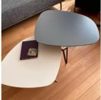 Duo Salontafel in organische vorm., Ophalen, Gebruikt, 100 tot 150 cm, 50 tot 100 cm