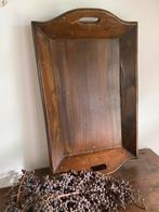 Brocante houten mangelbak/ dienblad, Antiek en Kunst, Ophalen of Verzenden