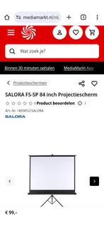 Projectiescherm, Ophalen, Overige technologieën, Salora, Zo goed als nieuw