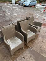 Gratis tuinstoelen af te halen, Tuin en Terras, Ophalen, Gebruikt, Wicker, Stapelbaar
