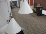 SET 2 st Louis Poulsen Billard hanglampen Arne Jacobsen, Ophalen of Verzenden, Gebruikt, Metaal, Minder dan 50 cm