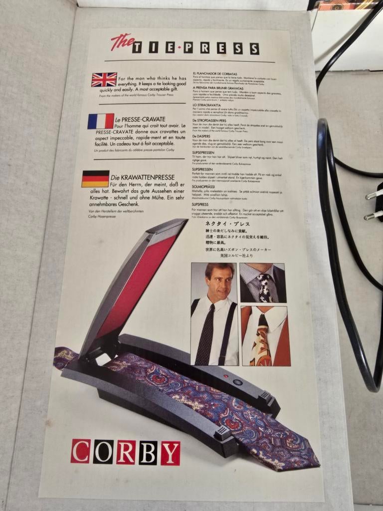 Corby Stropdassen Pers - Handig en Leuk!, Ophalen, Zo goed als nieuw, Corby