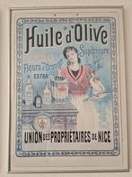9x oude vintage antieke franse reclame posters op karton, Ophalen of Verzenden, Gebruikt