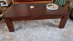 Bruine Salontafel met Laden - 60x140cm, Ophalen