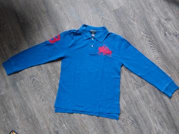 Polo Ralph Lauren blauwe longsleeve maat M 10/12 140/146 beschikbaar voor biedingen