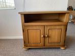 Tv kastje patine  eiken met  schuifla voor evt radio, Huis en Inrichting, Kasten | Dressoirs, Ophalen, Zo goed als nieuw, 25 tot 50 cm