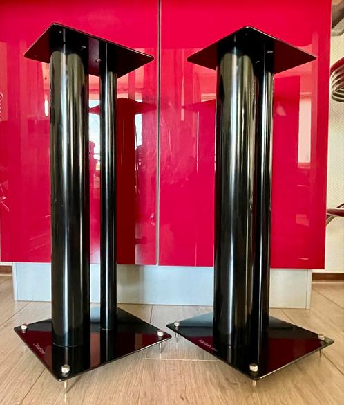 NORSTONE SPEAKER STANDS — Hoogglans Zwart / Metaal, Audio, Tv en Foto, Luidsprekers, Ophalen