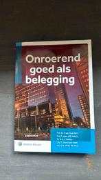 Onroerend goed als belegging 6e druk 9789013159431, Ophalen of Verzenden, Zo goed als nieuw, Overige niveaus