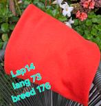 Oranje Stof - Lap 14, 73x176 cm, Hobby en Vrije tijd, Stoffen en Lappen, Gebruikt, 120 cm of meer, Oranje, Ophalen of Verzenden