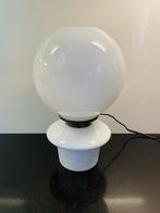 Porseleinen jaren ‘50 BOL Lamp, Ophalen of Verzenden, Zo goed als nieuw, Glas, Minder dan 50 cm