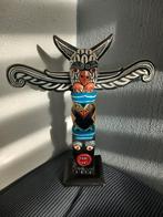 Oude houten totempaal,  handgemaakt, Ophalen of Verzenden