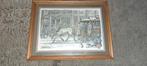VINTAGE ANTON PIECK PRINT 27 x 20 cm paardentram, Antiek en Kunst, Ophalen of Verzenden