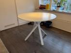 Ronde witte eettafel IKEA Mariedamm, Ophalen, Rond, Zo goed als nieuw, Vier personen
