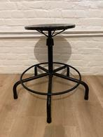 Atelierkruk, kruk vintage industrieel, Huis en Inrichting, Krukjes, Ophalen, In hoogte verstelbaar, Gebruikt, Hout