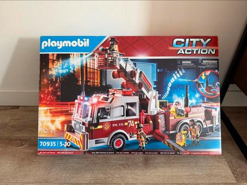 Playmobil Brandweerkraan 70935, Kinderen en Baby's, Speelgoed | Playmobil, Zo goed als nieuw, Ophalen of Verzenden