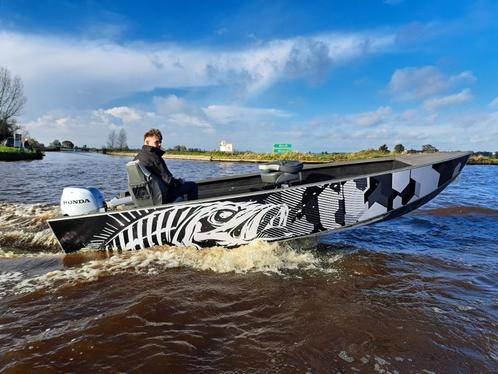 AluShip AluFish Magnet 500 – Robuuste Aluminium Visboot, Watersport en Boten, Vis- en Consoleboten, Gebruikt, 30 tot 50 pk, 3 tot 6 meter
