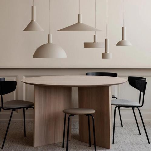 Ferm Living DOME Light Grey hanglamp, LOW socket messing, Huis en Inrichting, Lampen | Hanglampen, Nieuw, Minder dan 50 cm, Kunststof