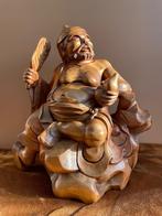 Houtsnijwerk ZHONGLI QUAN  Taoïsme - 5,740 kg -  H 41 cm, Antiek en Kunst, Ophalen of Verzenden