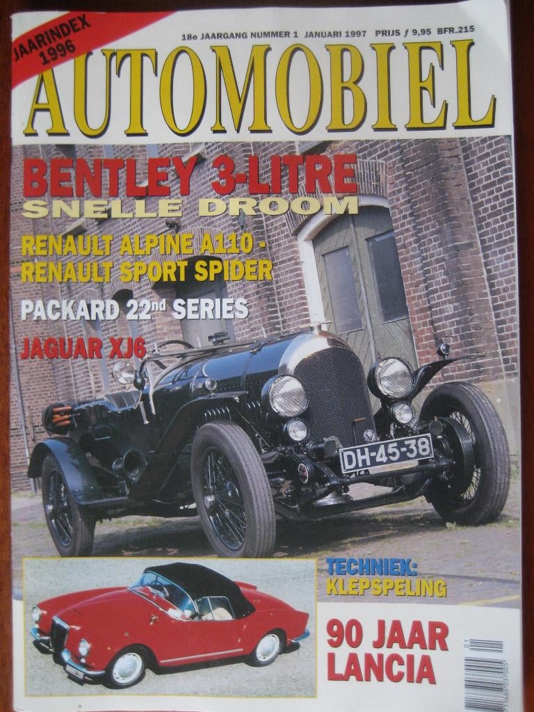Het Automobiel 1 1997 Alpine A110, Sport Spider, XJ6, Lancia, Ophalen of Verzenden, Nieuw, Overige merken