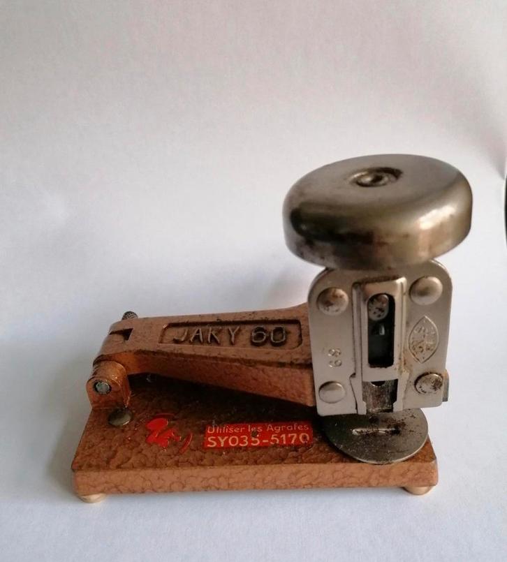 Vintage JAKY 60 Nietmachine - Industrieel Retro, Antiek en Kunst, Antiek | Kantoor en Zakelijk, Ophalen of Verzenden