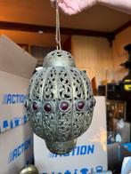 Oosterse hanglamp met rode accenten - Afhalen Dordrecht, Huis en Inrichting, Lampen | Hanglampen, Ophalen, Gebruikt, Metaal, Minder dan 50 cm