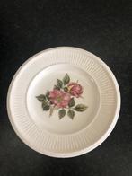 4 Wedgwood Briar rose gebaksbordjes13cm., Bord(en), Wedgwood, Ophalen of Verzenden, Zo goed als nieuw