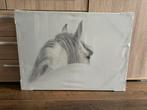 Canvas - paard, Ophalen, 50 tot 75 cm, Nieuw, Schilderij