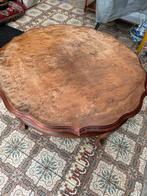 Vintage Noten Wortelhouten Salontafel Jaren '50-'60, Ophalen, Gebruikt, 100 tot 150 cm, 75 cm of meer