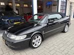 Saab 9-3 Cabrio 2.0 Turbo Aero 206 PK/TOPSTAAT (bj 2001), Auto's, Saab, Gebruikt, 4 cilinders, Cabriolet, Zwart