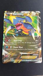 Pokémon kaart XY09 Garchomp ex oversized promo, Ophalen of Verzenden, Losse kaart, Zo goed als nieuw