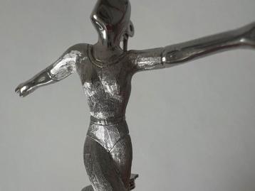 C. Kellner Broche Danseres Zilverkleurig Vintage beschikbaar voor biedingen