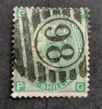 ENGELAND Victoria 1867 1s. green SG117 plate 6, Postzegels en Munten, Postzegels | Europa | UK, Verzenden, Gestempeld