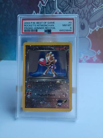 Rocket's Hitmonchan #9 PSA 8 Pokémon Best Of Game ( Winner) beschikbaar voor biedingen