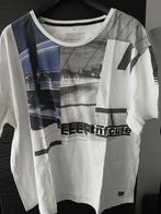 heren shirt met wit en blauwe maat 3xl, Kleding | Heren, Grote Maten, Ophalen of Verzenden, Zo goed als nieuw, Wit, Shirt