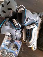 Nette skeelers compleet met bescherming en onderdelen, Sport en Fitness, Skeelers, Ophalen, Zo goed als nieuw, Inline skates 4 wielen