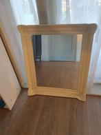 Vintage Spiegel met Witte Lijst, Ophalen, Gebruikt, Minder dan 100 cm, Rechthoekig