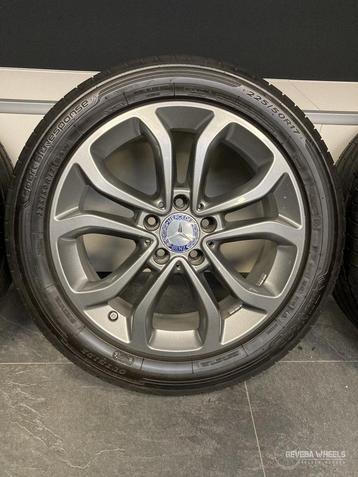 17” originele Mercedes C W205 velgen + banden 5x112 A205 401 beschikbaar voor biedingen