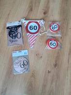 60 Jaar Versiering Set, Ophalen of Verzenden, Gebruikt, Versiering, Verjaardag