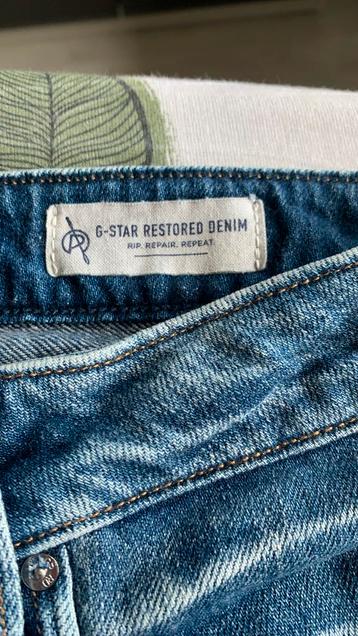G-Star unieke restored capri jeans maat XL jeansmaat 30 32 beschikbaar voor biedingen