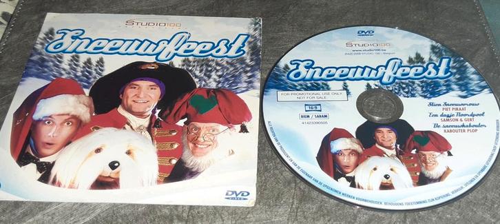 Zeldzame Promo DVD Samson & Gert, Piet Piraat studio 100, Cd's en Dvd's, Dvd's | Kinderen en Jeugd, Gebruikt, Tv fictie, Poppen