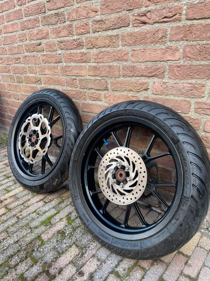 velgen set derbi senda xtreme / drd racing na 2010, Fietsen en Brommers, Brommeronderdelen | Algemeen, Gebruikt, Overige typen